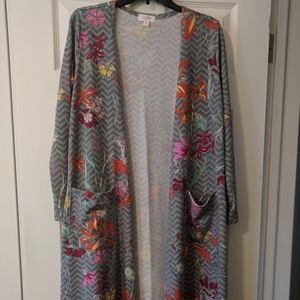 Like New LulaRoe Sarah Cardigan - Size Medium